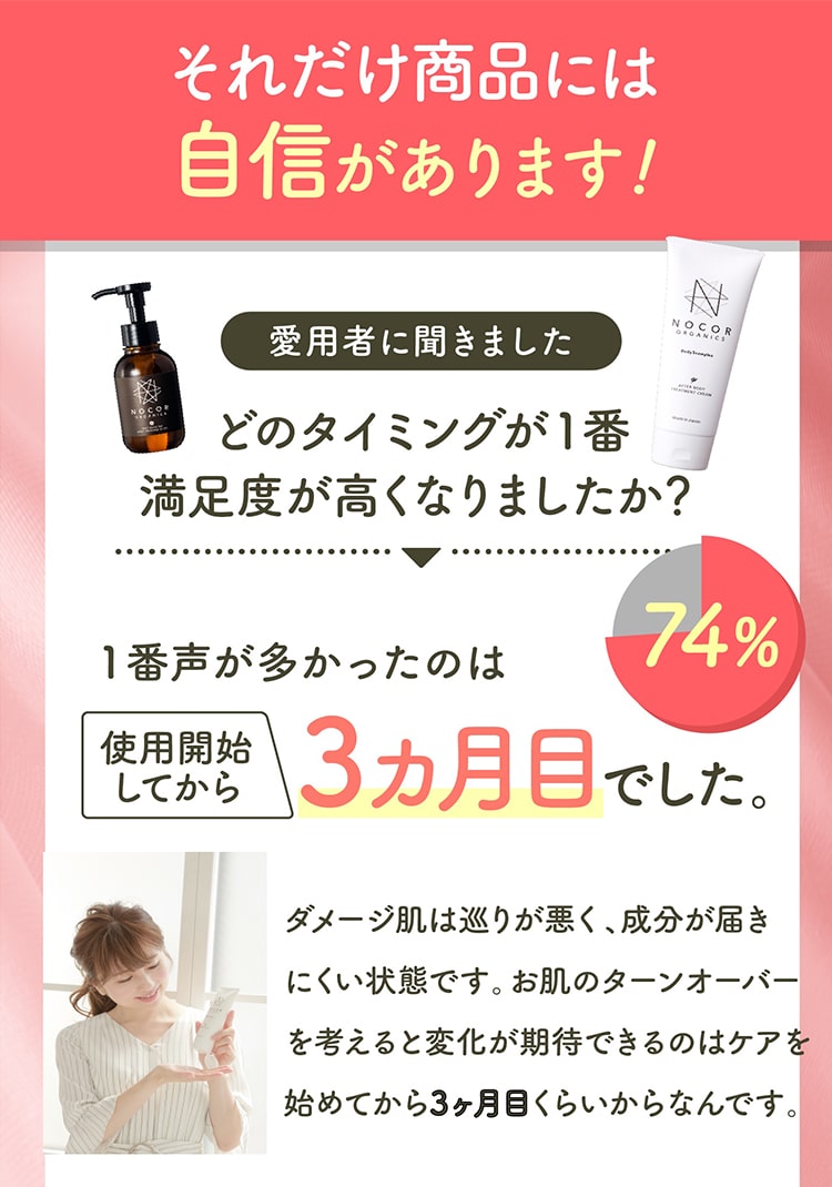 それだけ商品には自身があります！