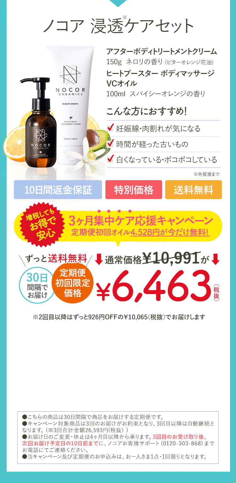 ノコア 浸透ケアセット